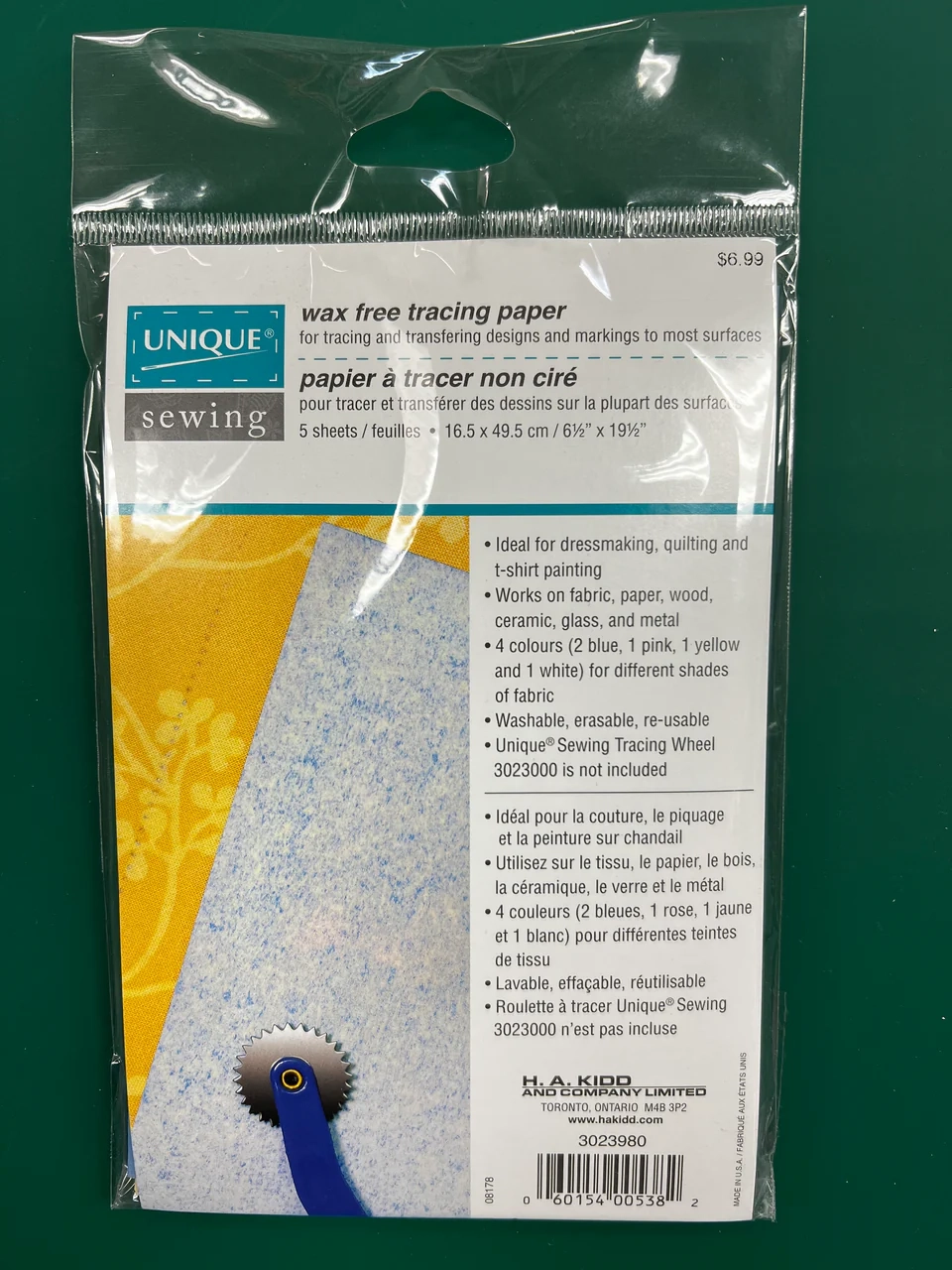Wax Free Tracing Paper Affordable Textiles
