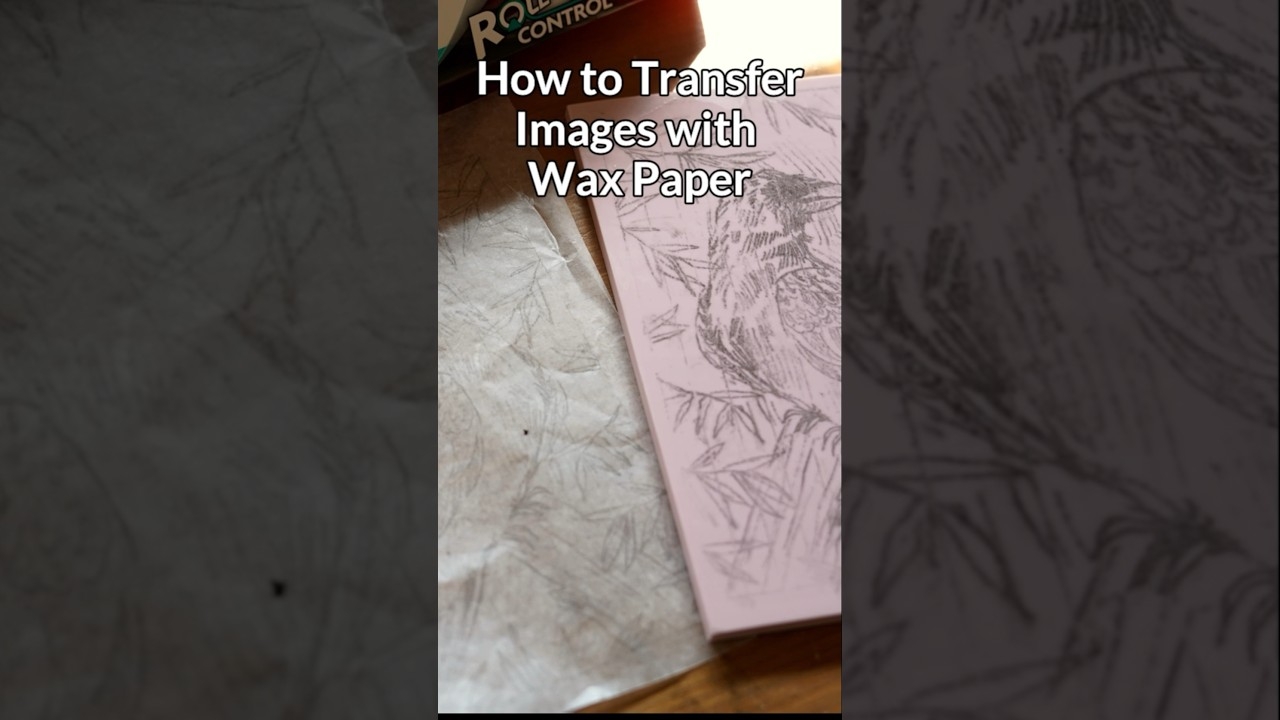 Wax Paper As Tracing Paper