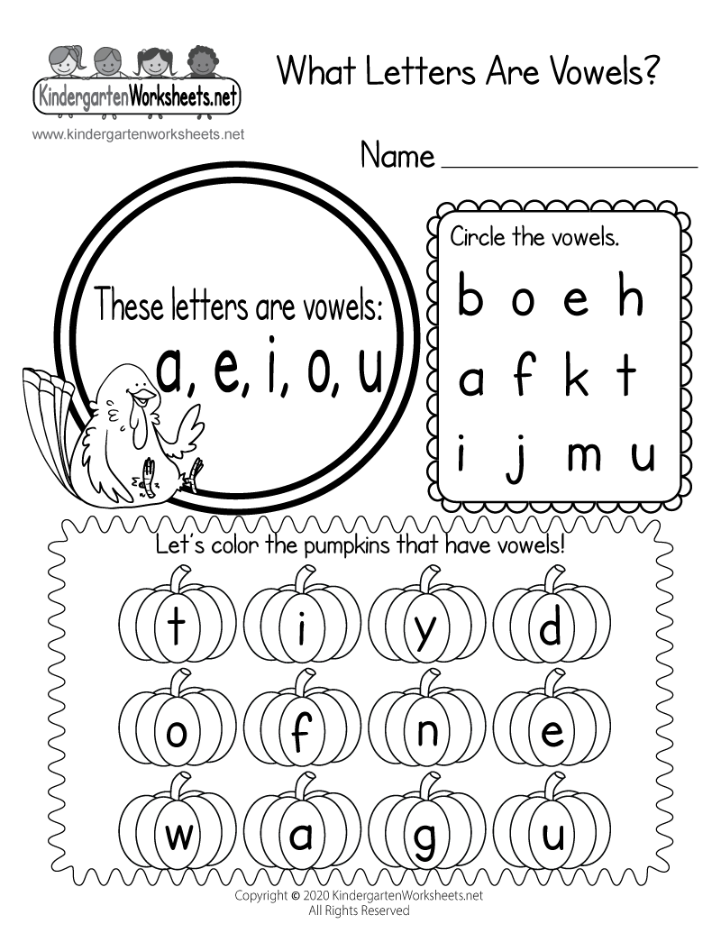 Vowels Tracing Worksheets Pdf