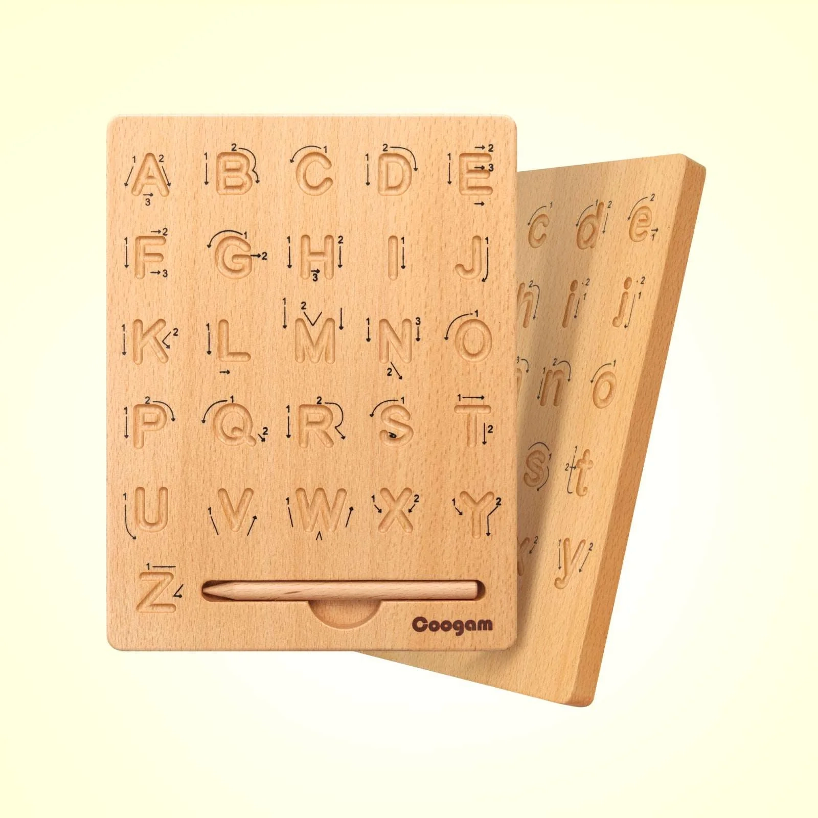 Wooden Letters Practicing Board Coogam