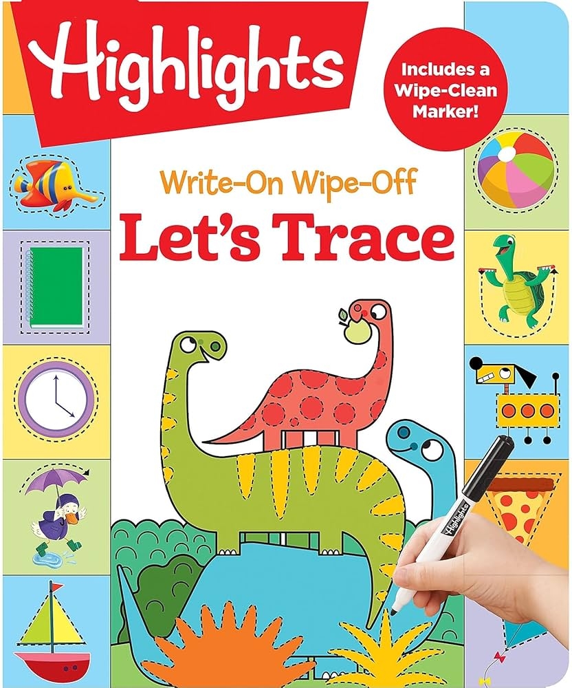 Write On Wipe Off Let s Trace Dry Erase Letter Tracing Workbook 