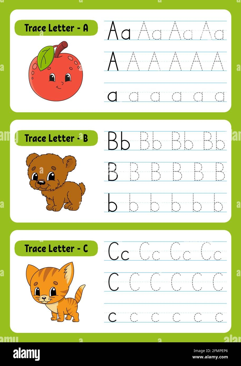 Alphabet Tracing Exercises
