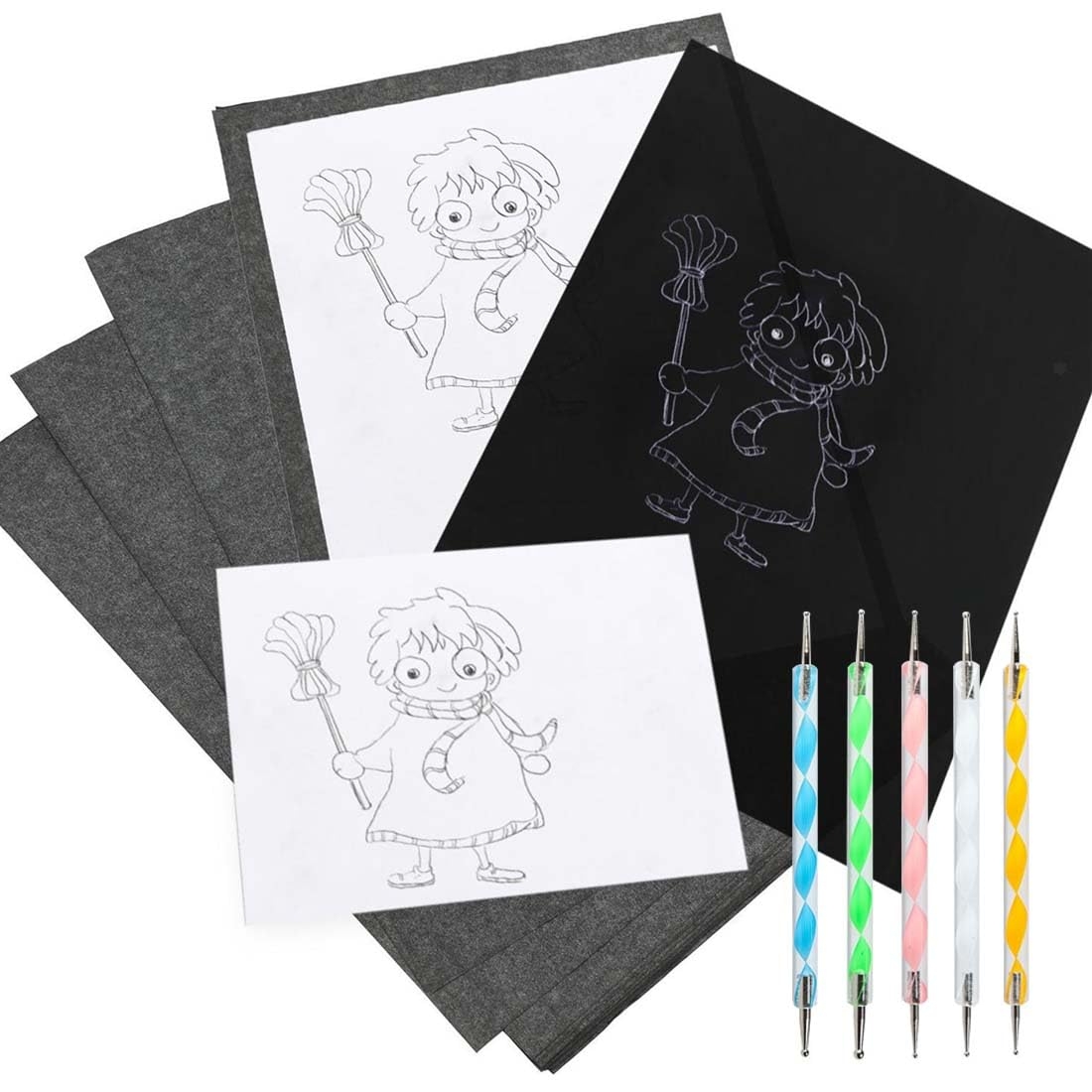 XPEX ART MEDIA PAPER 50 Sheets A4 Charcoal Paper For Tracing Graphite Transfer Paper With Embossing Markers For Paper Wood Canvas And Other XPEX ART MEDIA PAPER 50 Sheets A4 Charcoal Paper For Tracing Graphite Transfer Paper With Embossing Markers For Paper Wood Canvas And Other