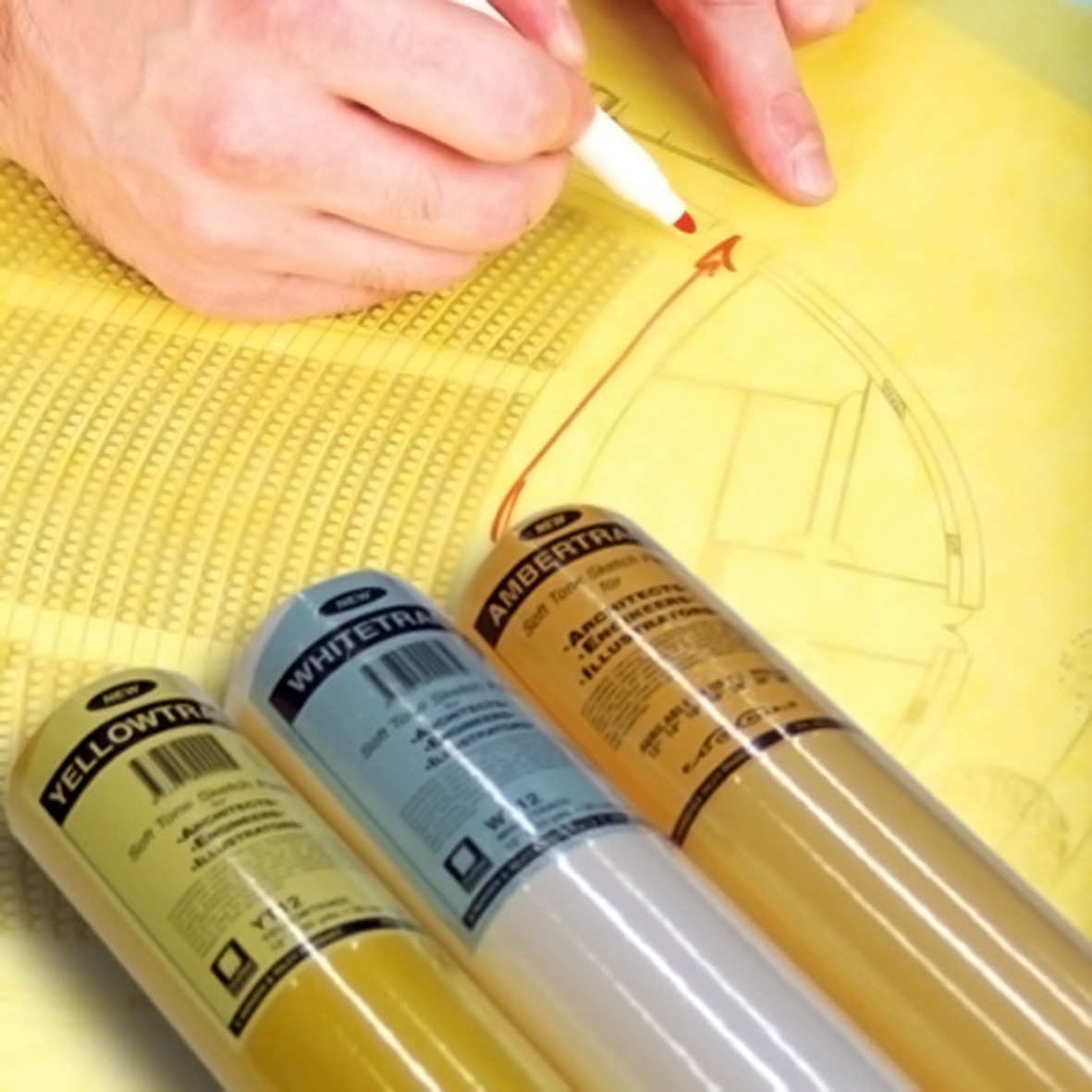 Tracing Paper Roll Yellow