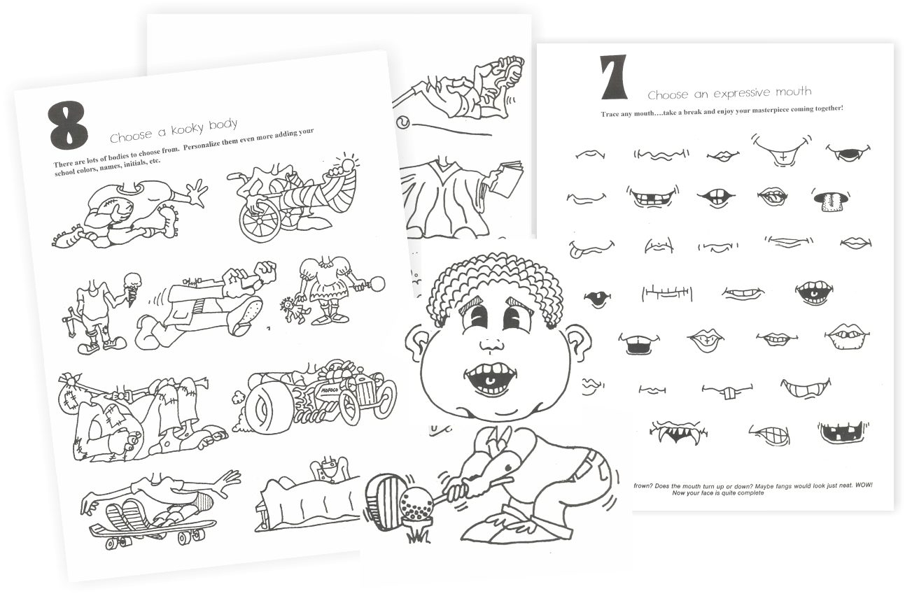 Your Kids Will Have A Blast Drawing These Crazy Cartoons Between 