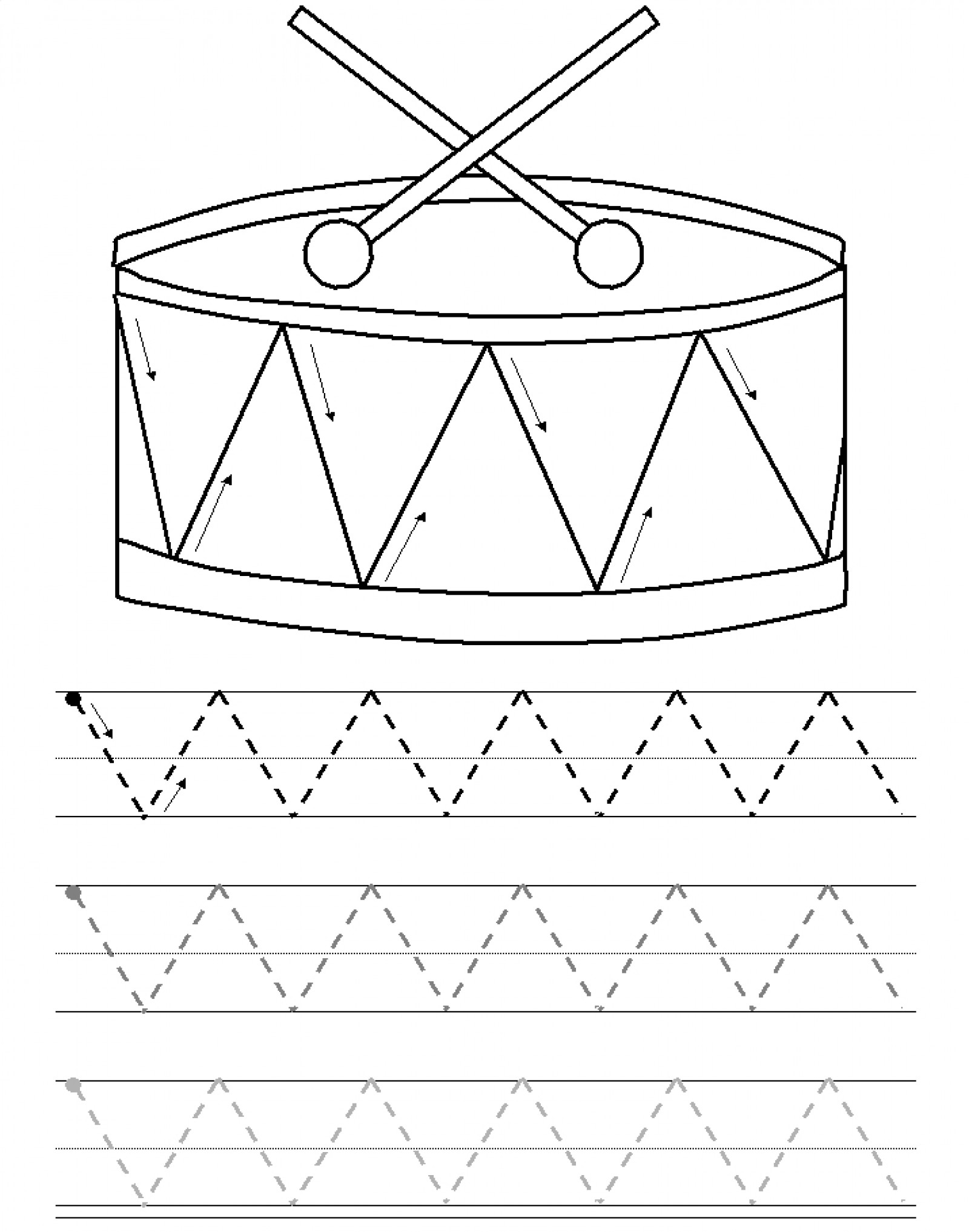 Zigzag Lines Tracing Practice LoveToTeach